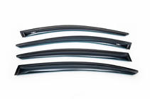 BMW 7 серия F01/F02 2008-2015 гг. Ветровики F01 (4 шт, HIC) фото 2