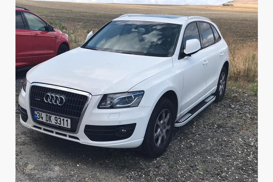 Audi Q3 2011-2019 гг. Боковые Подножки Tayga V2 (2 шт., Алюминий) Фото 5
