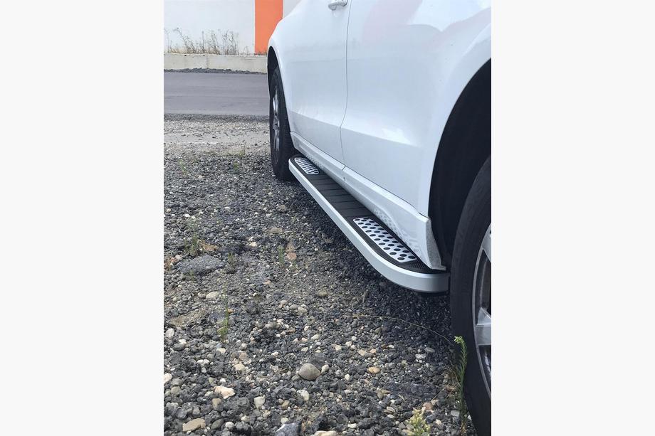 Audi Q3 2011-2019 гг. Боковые Подножки Tayga V2 (2 шт., Алюминий) Фото 6