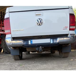 Задние брызговики (2 шт.) Volkswagen Amarok 2010-2022 гг. фото 2
