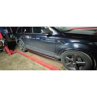 Боковые Подножки Maya Red (2 шт., Алюминий) Audi Q7 2005-2015 гг. фото 4