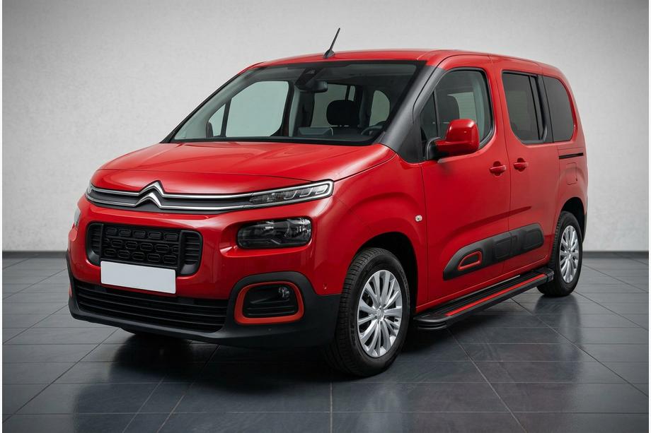 Citroen Berlingo/Multispace 2018- гг. Боковые Подножки Maya Red (2 шт., Алюминий) Image