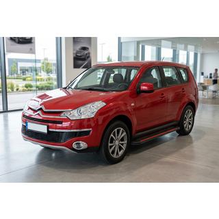 Боковые Подножки Maya Red (2 шт., Алюминий) Citroen C-Crosser 2007-2013 гг. фото 1