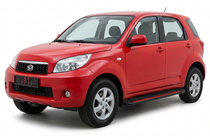 Daihatsu Terios 2006-2017 гг. Боковые Подножки Maya Red (2 шт., Алюминий) фото 1