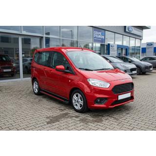 Боковые Подножки Maya Red (2 шт., Алюминий) Ford Courier 2014-2023 гг. фото 1