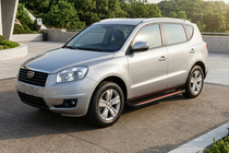 Geely Emgrand X7 2011- гг. Боковые Подножки Maya Red (2 шт., Алюминий) фото 1
