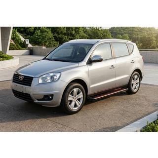 Боковые Подножки Maya Red (2 шт., Алюминий) Geely Emgrand X7 2011- гг. фото 1