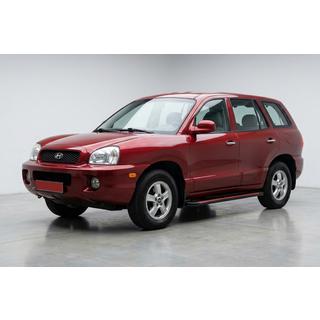 Боковые Подножки Maya Red (2 шт., Алюминий) Hyundai Santa Fe 1 2000-2006 гг. фото 1