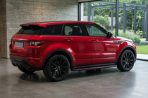 Range Rover Evoque 2012-2018 гг. Боковые Подножки Maya Red (2 шт., Алюминий) фото 1