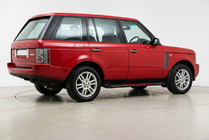 Range Rover III L322 2002-2012 гг. Боковые Подножки Maya Red (2 шт., Алюминий) фото 1