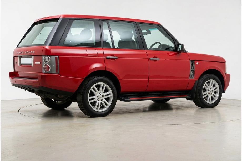 Range Rover III L322 2002-2012 гг. Боковые Подножки Maya Red (2 шт., Алюминий) Image