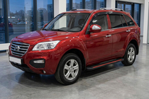 Lifan X60 2011- гг. Боковые Подножки Maya Red (2 шт., Алюминий) фото 1