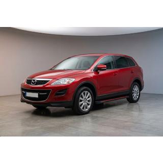 Боковые Подножки Maya Red (2 шт., Алюминий) Mazda CX-9 2007-2016 гг. фото 1
