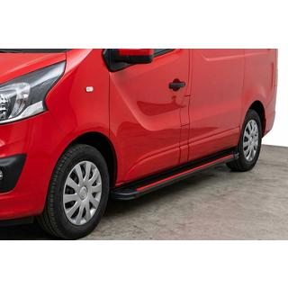 Боковые Подножки Maya Red (2 шт., Алюминий) Nissan NV300/Primastar 2016- гг. фото 1
