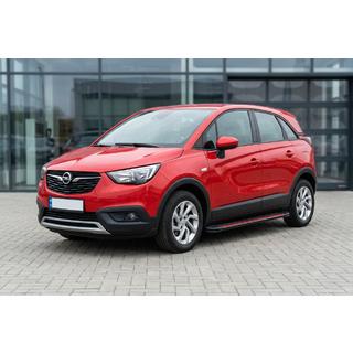 Боковые Подножки Maya Red (2 шт., Алюминий) Opel Crossland X 2017-2024 гг. фото 1