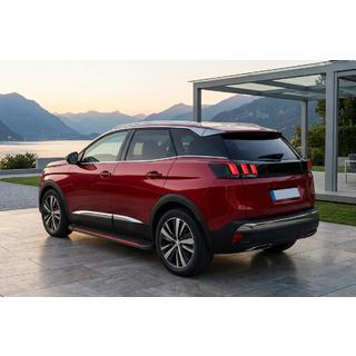 Боковые Подножки Maya Red (2 шт., Алюминий) Peugeot 3008 2016-2023 гг. фото 1