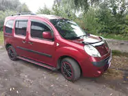 Renault Kangoo 2008–2020 гг. Боковые Подножки Maya Red (2 шт., Алюминий) фото 2
