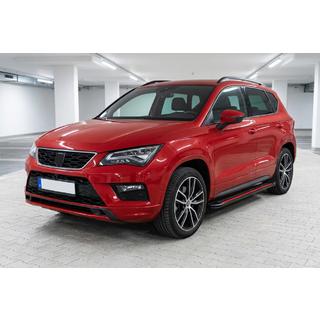 Боковые Подножки Maya Red (2 шт., Алюминий) Seat Ateca 2016- гг. фото 1