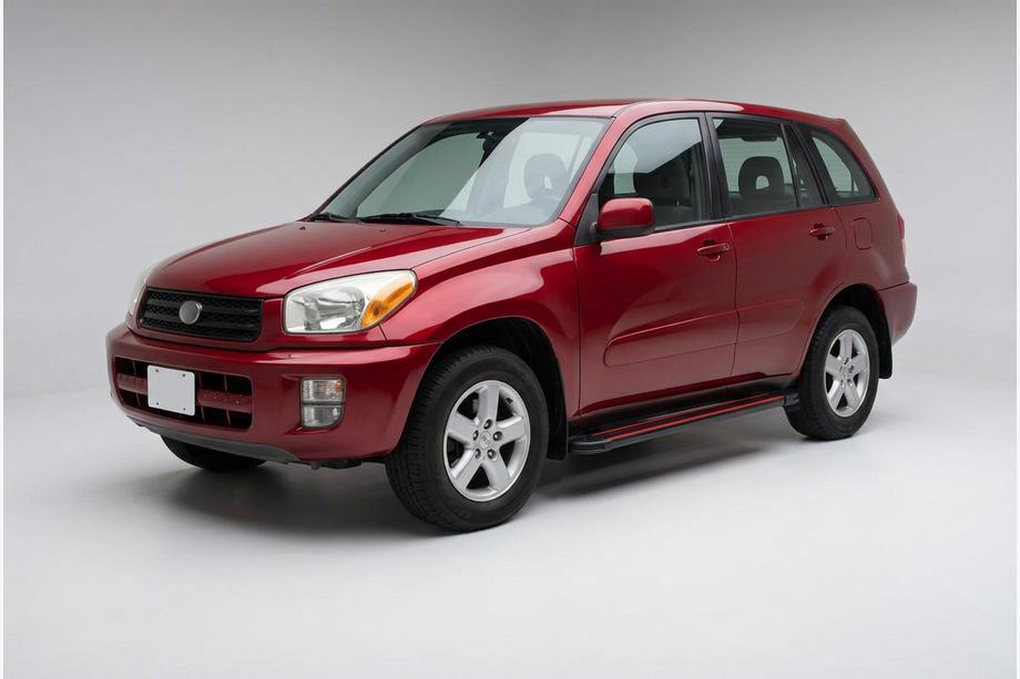 Toyota Rav 4 2001-2005 гг. Боковые Подножки Maya Red (2 шт., Алюминий) Фото 1
