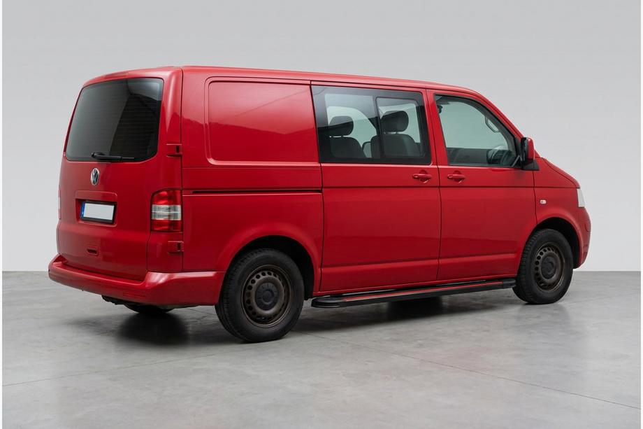 Volkswagen T5 Multivan 2003–2010 гг. Боковые Подножки Maya Red (2 шт., Алюминий) Image
