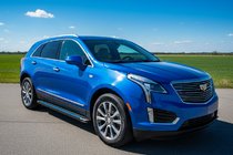 Cadillac XT5 2016- гг. Боковые Подножки Maya Blue (2 шт., Алюминий) фото 1