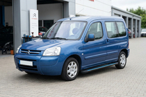 Citroen Berlingo 1996-2008 гг. Боковые Подножки Maya Blue (2 шт., Алюминий) фото 1