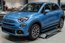 Fiat 500X 2014-2024 гг. Боковые Подножки Maya Blue (2 шт., Алюминий) фото 1