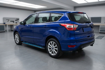 Ford Kuga/Escape 2013-2019 гг. Боковые Подножки Maya Blue (2 шт., Алюминий) фото 1
