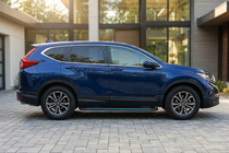Honda CRV 2017-2022 гг. Боковые Подножки Maya Blue (2 шт., Алюминий) фото 1
