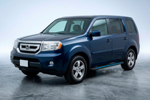 Honda Pilot 2008-2015 гг. Боковые Подножки Maya Blue (2 шт., Алюминий) фото 1