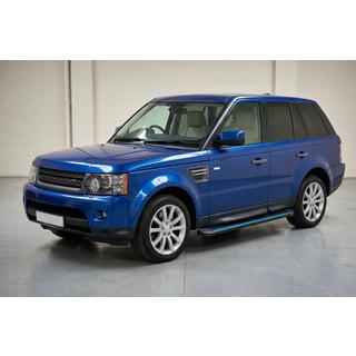 Боковые Подножки Maya Blue (2 шт., Алюминий) Range Rover Sport 2005-2013 гг. фото 1