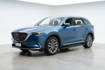 Mazda CX-9 2017- гг. Боковые Подножки Maya Blue (2 шт., Алюминий) фото 1