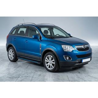 Боковые Подножки Maya Blue (2 шт., Алюминий) Opel Antara 2006-2017 гг. фото 1