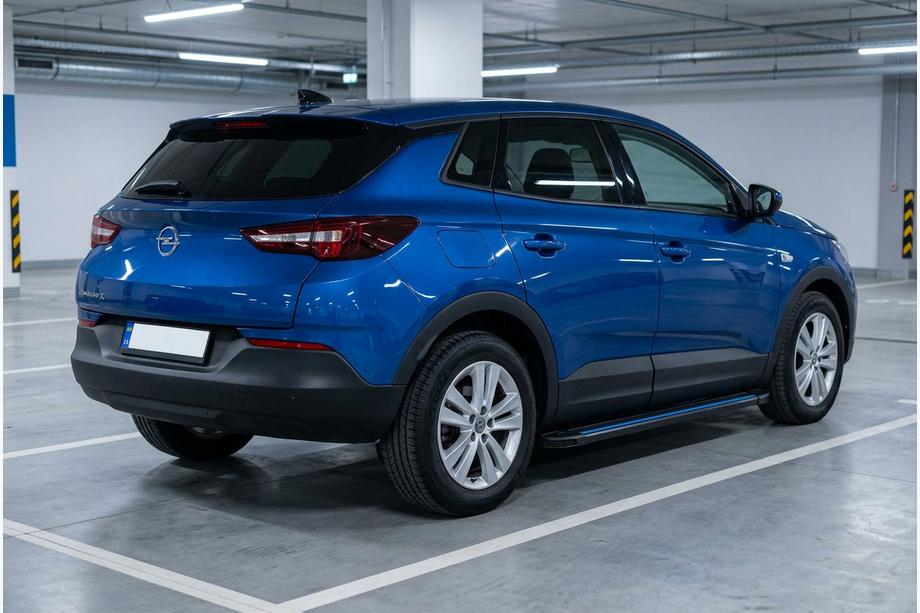 Opel Grandland X 2017- гг. Боковые Подножки Maya Blue (2 шт., Алюминий) Фото 1