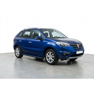 Боковые Подножки Maya Blue (2 шт., Алюминий) Renault Koleos 2008-2016 гг. фото 1