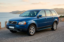 Volvo XC90 2002-2014 гг. Боковые Подножки Maya Blue (2 шт., Алюминий) фото 1