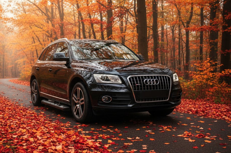 Audi Q5 2008-2017 гг. Боковые пороги New Vision Black (2 шт., алюминий) Image