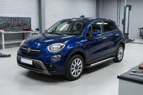 Fiat 500X 2014-2024 гг. Боковые пороги New Vision Black (2 шт., алюминий) фото 1