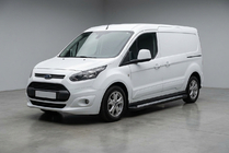 Ford Connect 2014-2021 гг. Боковые пороги New Vision Black (2 шт., алюминий) фото 1