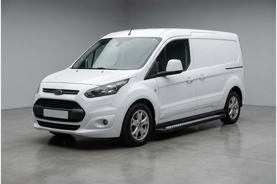 Ford Connect 2014-2021 гг. Боковые пороги New Vision Black (2 шт., алюминий) Image