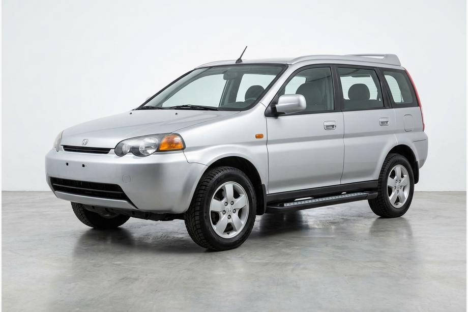 Honda HR-V 1998-2006 гг. Боковые пороги New Vision Black (2 шт., алюминий) Фото 1