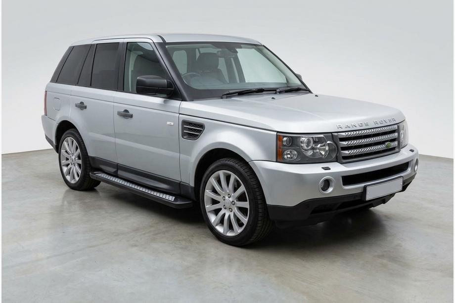 Range Rover Sport 2005-2013 гг. Боковые пороги New Vision Black (2 шт., алюминий) Image