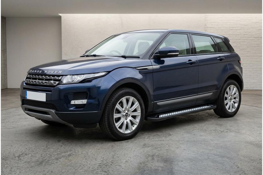 Range Rover Evoque 2012-2018 гг. Боковые пороги New Vision Black (2 шт., алюминий) Image