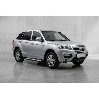 Боковые пороги New Vision Black (2 шт., алюминий) Lifan X60 2011- гг. фото 1