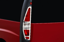 Fiat Doblo I 2001-2005 гг. Хромированные накладки на задние фонари (2 шт, нержавейка) Carmos - Турецкая Нержавеющая Сталь фото 1