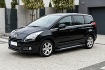 Peugeot 5008 2009-2016 гг. Боковые пороги New Vision Black (2 шт., алюминий) фото 1