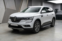 Renault Koleos 2016-2024 гг. Боковые пороги New Vision Black (2 шт., алюминий) фото 1