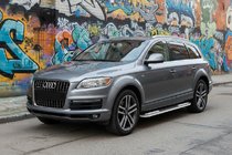 Audi Q7 2005-2015 гг. Боковые Подножки Tayga V2 (2 шт., Алюминий) фото 1