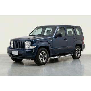 Боковые Подножки Tayga V2 (2 шт., Алюминий) Jeep Cherokee/Liberty 2007-2013 гг. фото 1