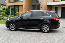 Kia Sorento III UM 2014-2020 гг. Боковые Подножки Tayga V2 (2 шт., Алюминий) фото 1